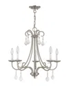 Livex Lighting Livex Daphne 5-light Brushed Nickel Chandelier