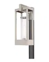 Livex Lighting Livex Delancey 1 Light Brushed Nickel Outdoor Post Top Lantern