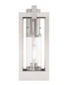 Livex Lighting Livex Delancey 1 Lt Brushed Nickel Outdoor Post Top Lantern