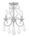 Livex Lighting Livex Donatella 3-light Bn Mini Chandelier/ceiling Mount