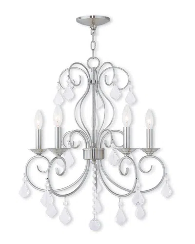 Livex Lighting Livex Donatella 5-light Brushed Nickel Chandelier