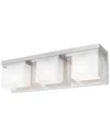 Livex Lighting Livex Duval 3 Lt Polished Chrome Bath Vanity