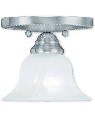 Livex Lighting Livex Edgemont 1-light Brushed Nickel Ceiling Mount