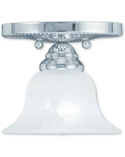 Livex Lighting Livex Edgemont 1-light Polished Chrome Ceiling Mount