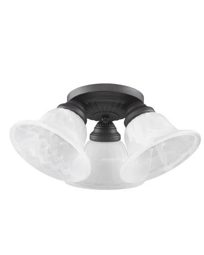 Livex Lighting Livex Edgemont 3-light Bronze Ceiling Mount