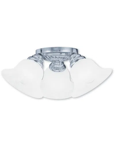 Livex Lighting Livex Edgemont 3-light Polished Chrome Ceiling Mount