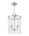 Livex Lighting Livex Elizabeth 2 Lt Brushed Nickel Mini Pendant