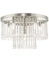 Livex Lighting Livex Elizabeth 6 Light Brushed Nickel Ceiling Mount