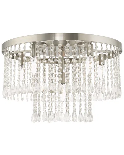 Livex Lighting Livex Elizabeth 6 Light Brushed Nickel Ceiling Mount
