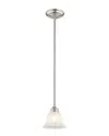 Livex Lighting Livex Essex 1-light Brushed Nickel Mini Pendant