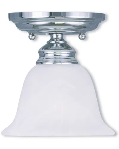 Livex Lighting Livex Essex 1-light Polished Chrome Ceiling Mount