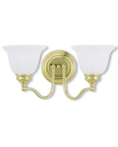 Livex Lighting Livex Essex 2-light Polished Brass Bath-light