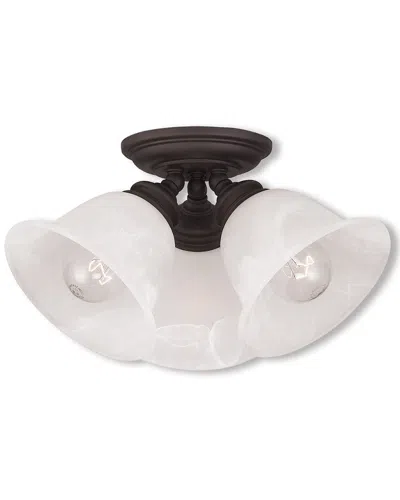 Livex Lighting Livex Essex 3-light Bronze Ceiling Mount