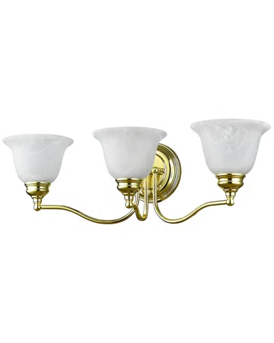 Livex Lighting Livex Essex 3-light Polished Brass Bath-light