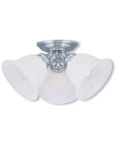 Livex Lighting Livex Essex 3-light Polished Chrome Ceiling Mount