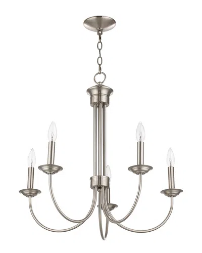 Livex Lighting Livex Estate 5 Light Bn Chandelier