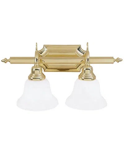 Livex Lighting Livex French Regency 2-light Polished Brass Bath-light