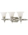 Livex Lighting Livex French Regency 3-light Brushed Nickel Bath-light