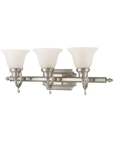 Livex Lighting Livex French Regency 3-light Brushed Nickel Bath-light