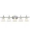 Livex Lighting Livex French Regency 5-light Polished Chrome Bath-light