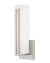 Livex Lighting Livex Fulton 10w Led Brushed Nickel Ada Wall Sconce In White