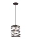 Livex Lighting Livex Geometric Shade 1 Lt Bronze Mini Pendant