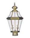 Livex Lighting Livex Georgetown 2-light Ab Outdoor Post Lantern