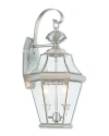 Livex Lighting Livex Georgetown 2-light Bn Outdoor Wall Lantern