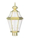 Livex Lighting Livex Georgetown 2-light Pb Outdoor Post Lantern