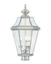 Livex Lighting Livex Georgetown 3-light Bn Outdoor Post Lantern