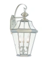 Livex Lighting Livex Georgetown 3-light Bn Outdoor Wall Lantern