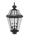 Livex Lighting Livex Georgetown 3-light Bronze Outdoor Post Lantern
