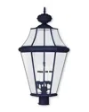 Livex Lighting Livex Georgetown 4-light Black Outdoor Post Lantern