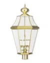 Livex Lighting Livex Georgetown 4-light Pb Outdoor Post Lantern