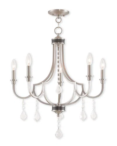 Livex Lighting Livex Glendale 5-light Brushed Nickel Chandelier