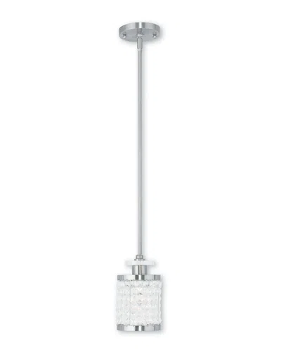 Livex Lighting Livex Grammercy 1-light Brushed Nickel Mini Pendant