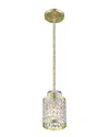 Livex Lighting Livex Grammercy 1-light Winter Gold Mini Pendant