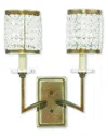 Livex Lighting Livex Grammercy 2-light Palatial Bronze Wall Sconce