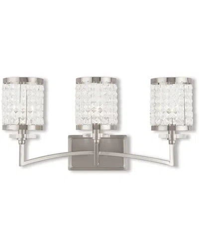 Livex Lighting Livex Grammercy 3-light Brushed Nickel Bath-light