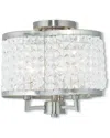 Livex Lighting Livex Grammercy 3-light Brushed Nickel Ceiling Mount