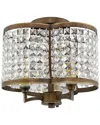 Livex Lighting Livex Grammercy 3-light Palatial Bronze Ceiling Mount
