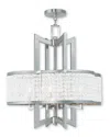 Livex Lighting Livex Grammercy 4-light Brushed Nickel Chandelier