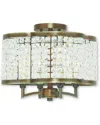 Livex Lighting Livex Grammercy 4-light Pbz Mini Chandelier/flush Mount