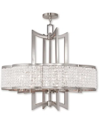 Livex Lighting Livex Grammercy 8-light Brushed Nickel Chandelier