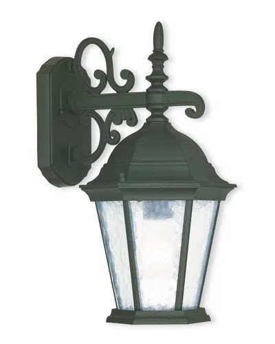 Livex Lighting Livex Hamilton 1-light Tbk Outdoor Wall Lantern In Green