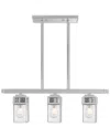 Livex Lighting Livex Harding 3 Light Ch Linear Chandelier