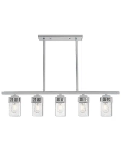 Livex Lighting Livex Harding 5 Light Ch Linear Chandelier