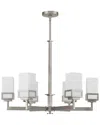 Livex Lighting Livex Harding 6 Light Bn Chandelier