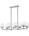 Livex Lighting Livex Harding 8 Light Ch Linear Chandelier