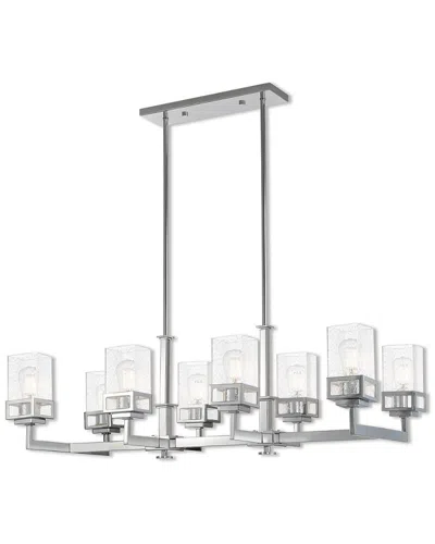 Livex Lighting Livex Harding 8 Light Ch Linear Chandelier
